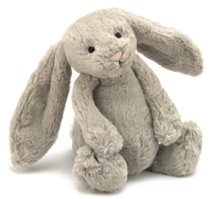 Peluche Lapin Bashfuls Beige - 31 cm